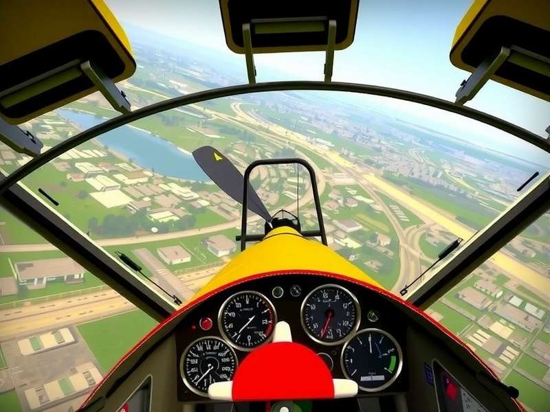 Ginger Air Flight Cockpit View